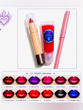 Leonyx Lip Trippy Ombré lip trio